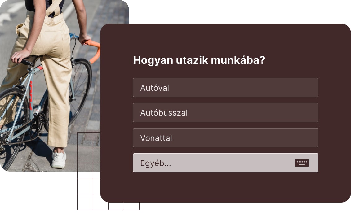 Szimpla válasz egy opcióval 