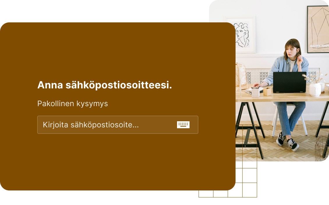 Avoin tekstikysymys - sähköposti