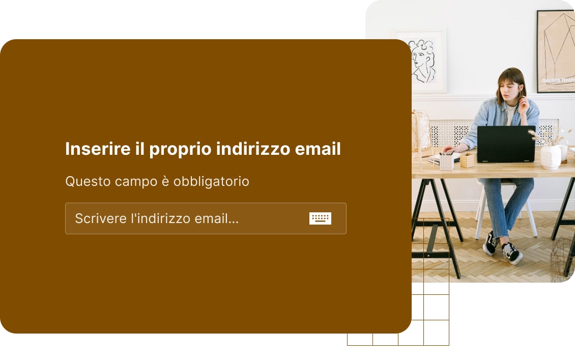 Domanda a testo aperto - e-mail